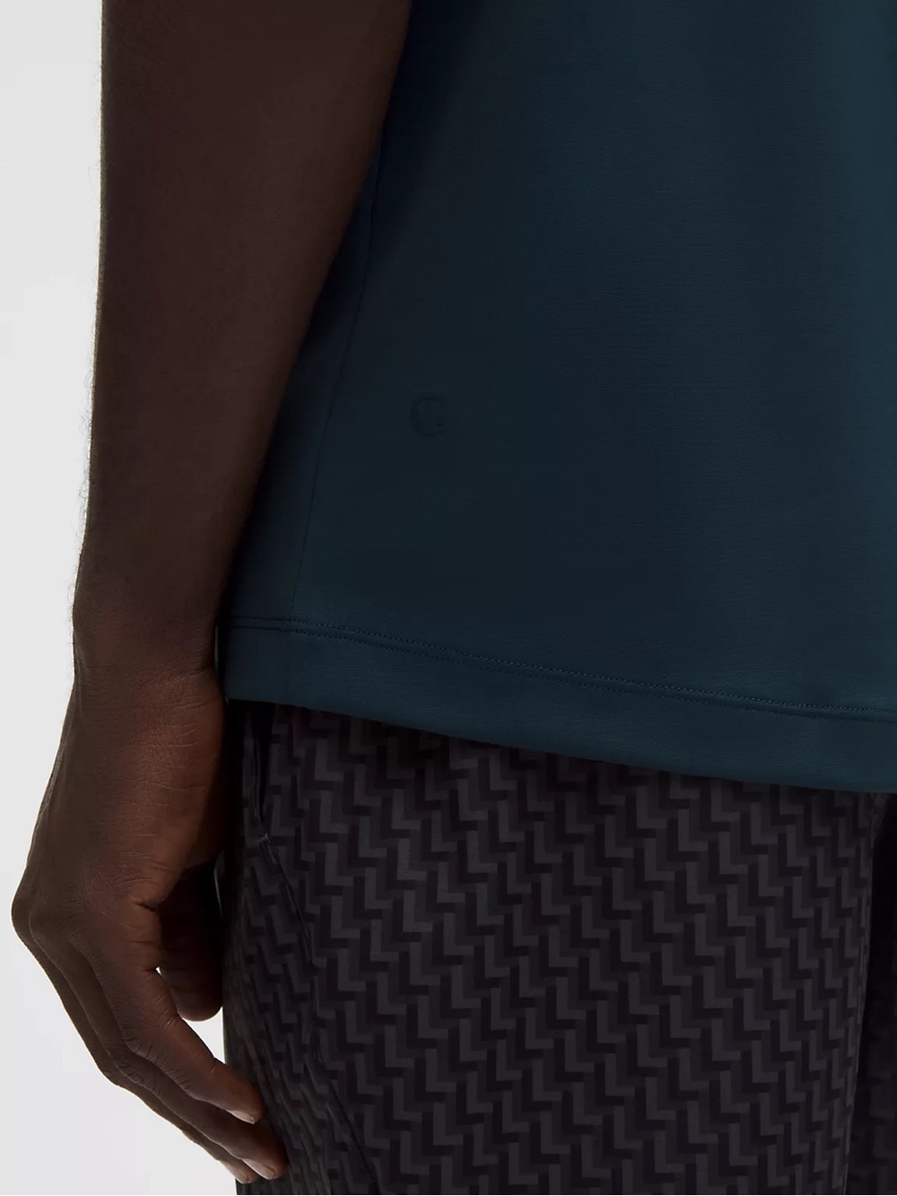 Lululemon Men’s Teal Polo Shirt - Performance Stretch EUC Sz Lg - Picture 4 of 10